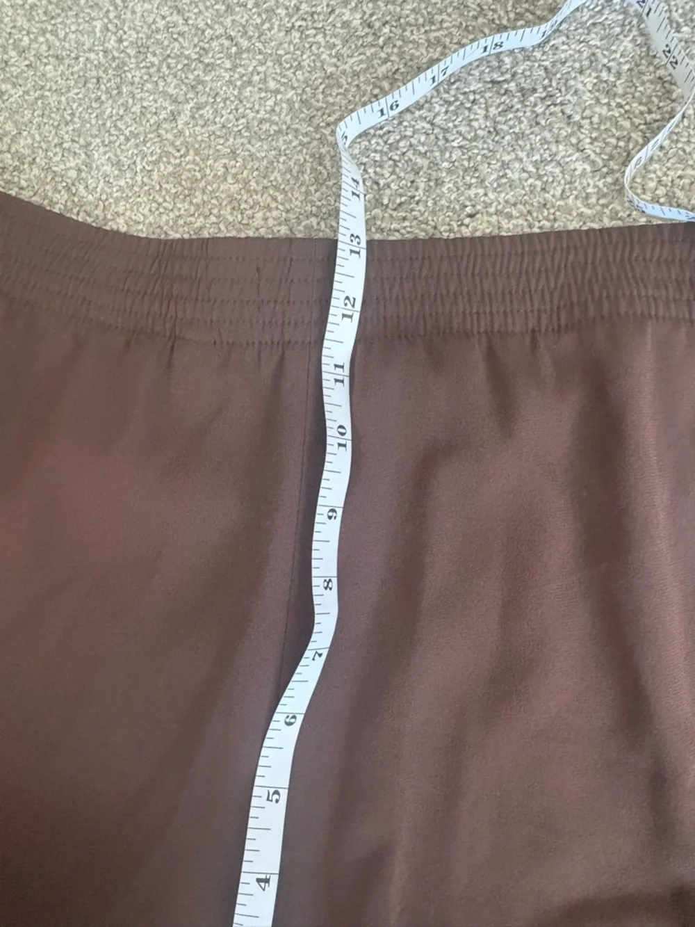 Babaton Parker Palazzo Wide Leg Pants in Chocolate Brown Women’s Size Large - Picture 11 of 12